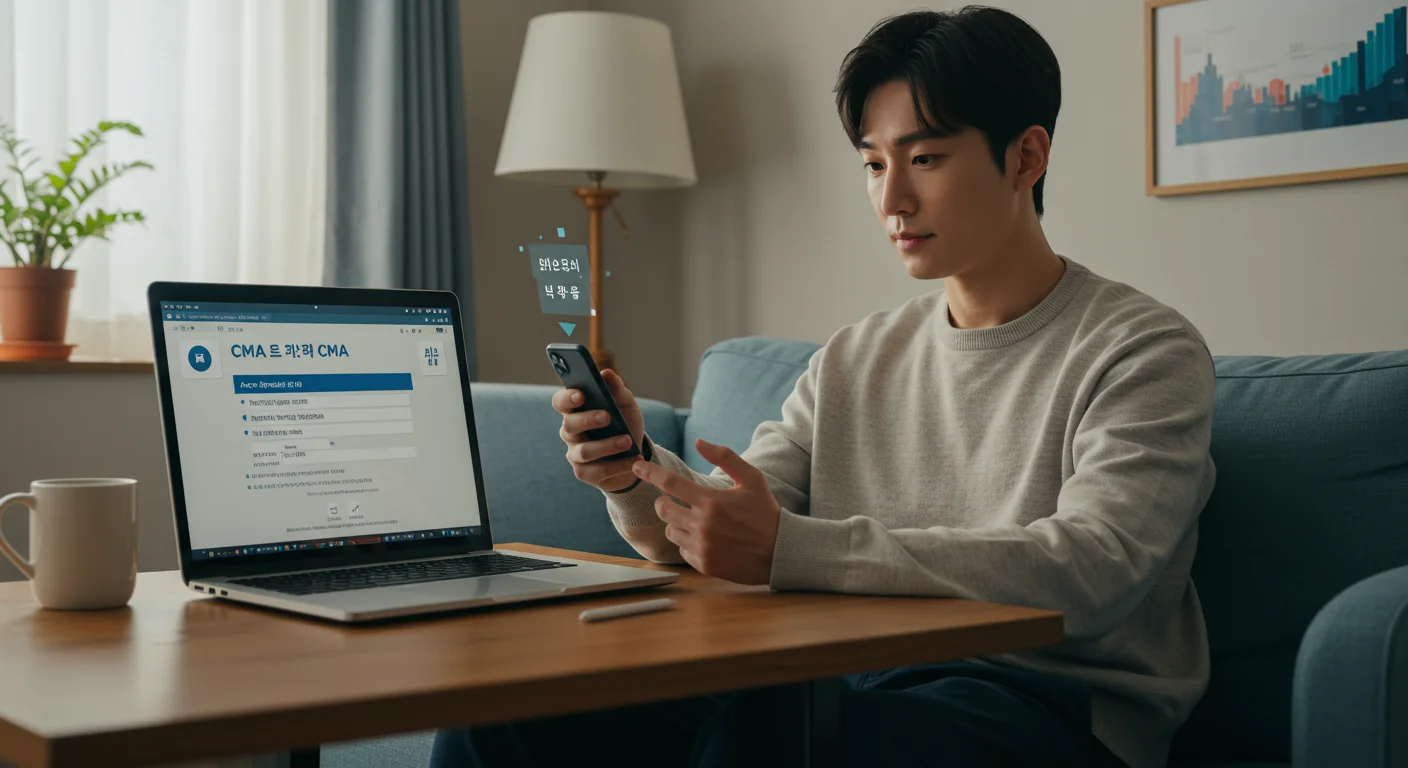 CMA통장, 이렇게 개설하면 돼요!