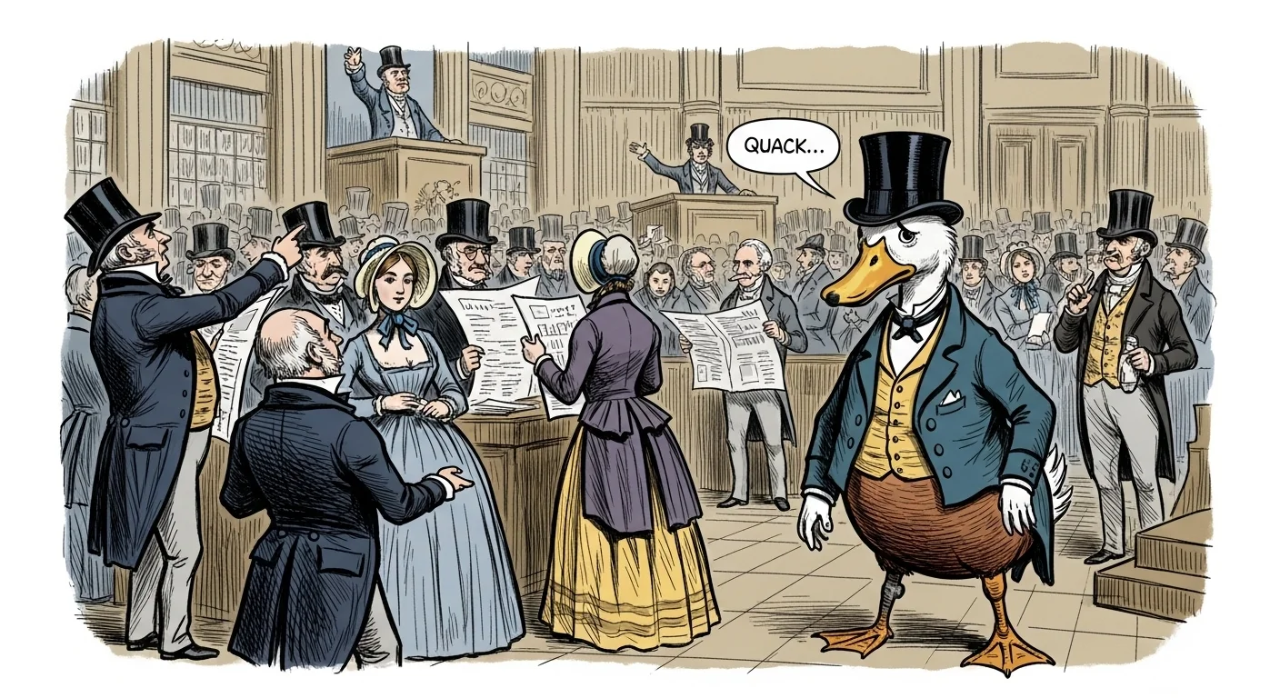 '절름발이 오리' 레임덕, 그 시작은?