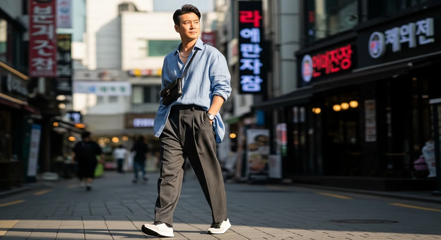 남성 영포티 룩의 대표 아이템과 스타일링